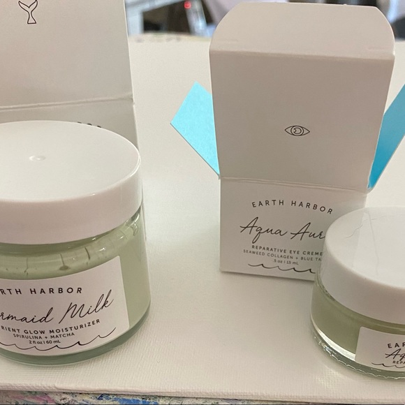 Earth harbor- reparative eye cream, Mermaid milk Moisturizer, Matt Bronzer - Picture 4 of 6